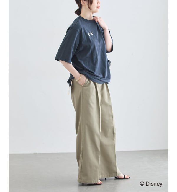 journal standard L'essage「JANE SMITH/ジェーンスミス / MICKEY&MINNIE FACE S/S Tシャツ」|Tシャツ・カットソー|