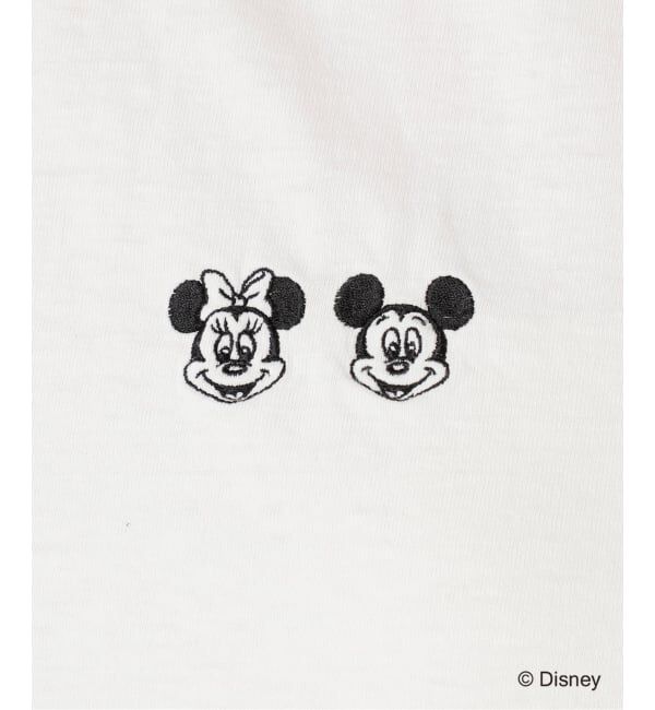 journal standard L'essage「JANE SMITH/ジェーンスミス / MICKEY&MINNIE FACE S/S Tシャツ」|Tシャツ・カットソー|