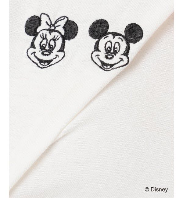 journal standard L'essage「JANE SMITH/ジェーンスミス / MICKEY&MINNIE FACE S/S Tシャツ」|Tシャツ・カットソー|