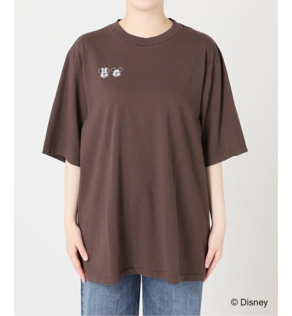 journal standard L'essage「JANE SMITH/ジェーンスミス / MICKEY&MINNIE FACE S/S Tシャツ」|Tシャツ・カットソー|
