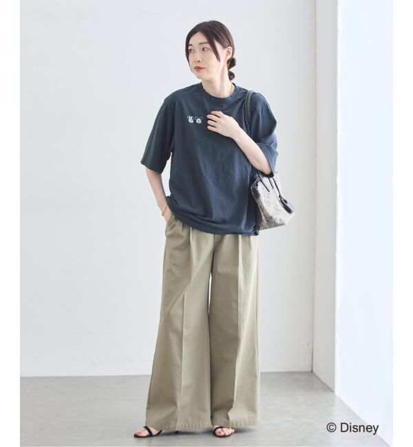 journal standard L'essage「JANE SMITH/ジェーンスミス / MICKEY&MINNIE FACE S/S Tシャツ」|Tシャツ・カットソー|