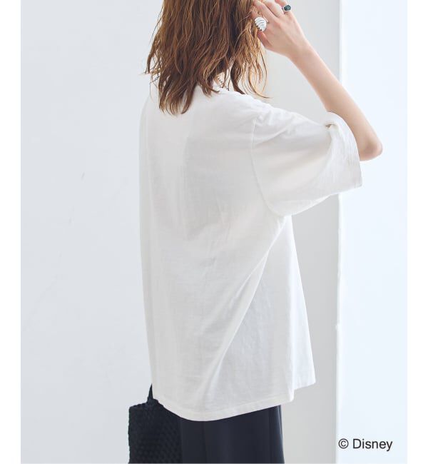 journal standard L'essage「JANE SMITH/ジェーンスミス / MICKEY&MINNIE FACE S/S Tシャツ」|Tシャツ・カットソー|