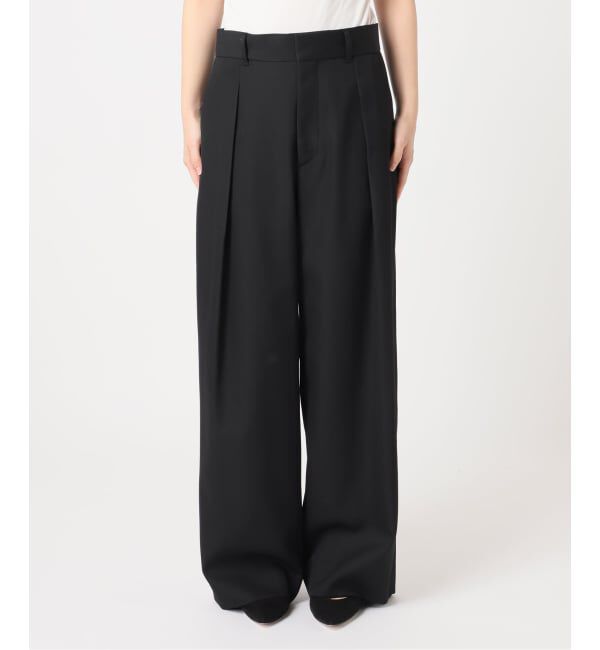 journal standard L'essage「《予約》Doeskin ワイドパンツ」|スラックス|