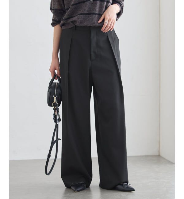 journal standard L'essage「《予約》Doeskin ワイドパンツ」|スラックス|