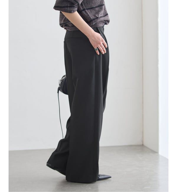journal standard L'essage「《予約》Doeskin ワイドパンツ」|スラックス|