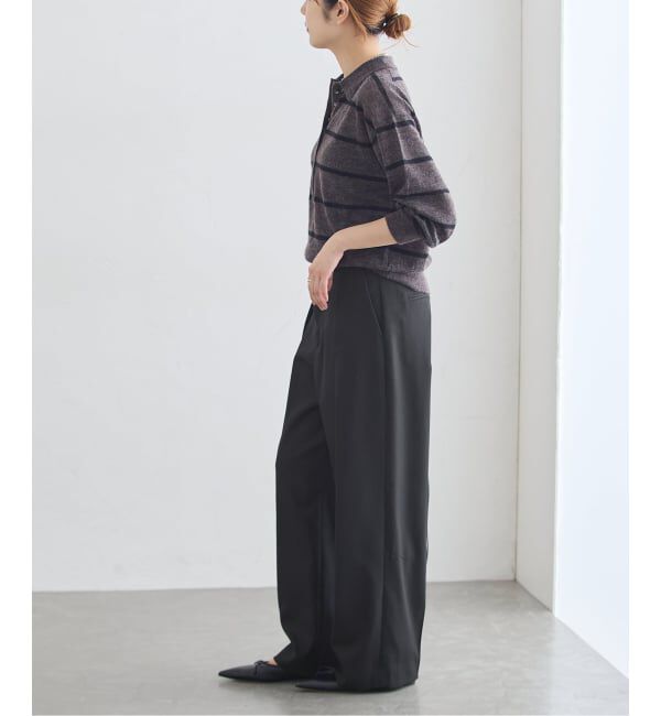 journal standard L'essage「《予約》Doeskin ワイドパンツ」|スラックス|