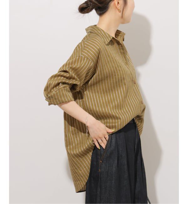 JOURNAL STANDARD relume「《予約》ニュアンスカラーストライプシャツ」|シャツ・ブラウス|