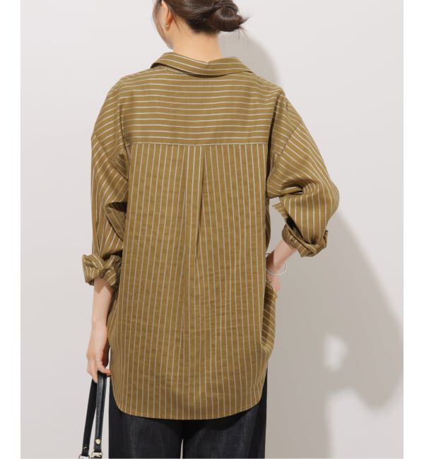 JOURNAL STANDARD relume「《予約》ニュアンスカラーストライプシャツ」|シャツ・ブラウス|