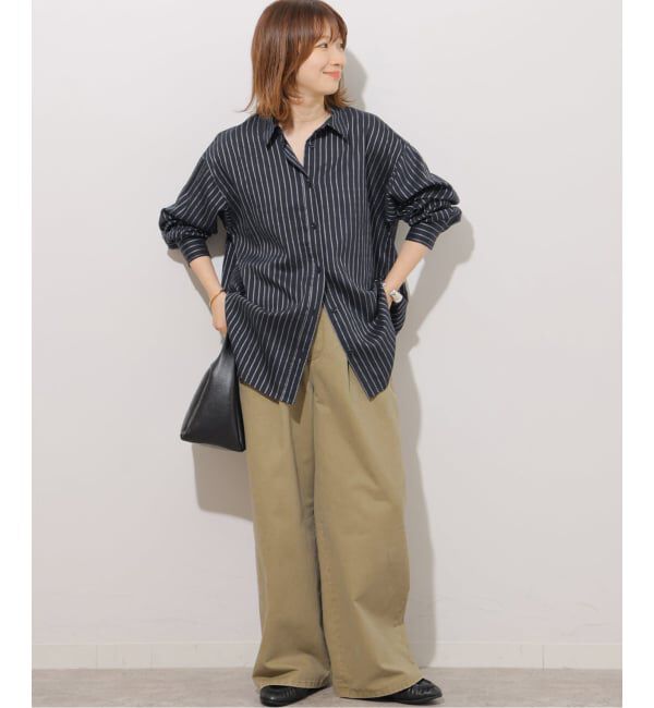 JOURNAL STANDARD relume「《予約》ニュアンスカラーストライプシャツ」|シャツ・ブラウス|
