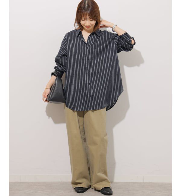 JOURNAL STANDARD relume「《予約》ニュアンスカラーストライプシャツ」|シャツ・ブラウス|