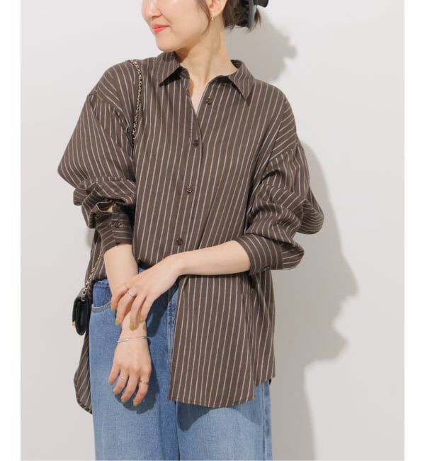 JOURNAL STANDARD relume「《予約》ニュアンスカラーストライプシャツ」|シャツ・ブラウス|
