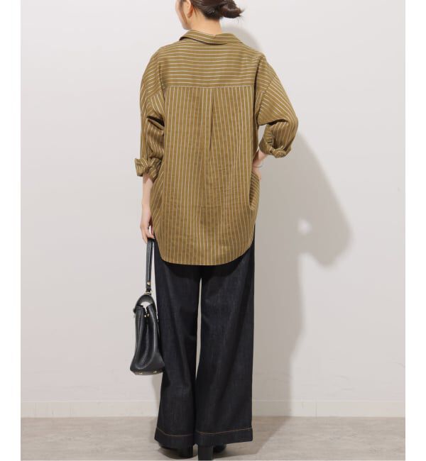 JOURNAL STANDARD relume「《予約》ニュアンスカラーストライプシャツ」|シャツ・ブラウス|