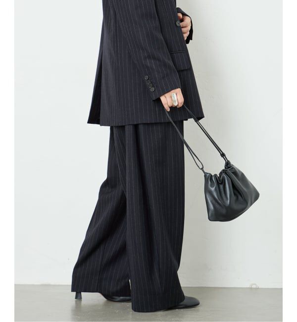 journal standard L'essage「《予約》Wサキソニー2タックワイドパンツ」|スラックス|