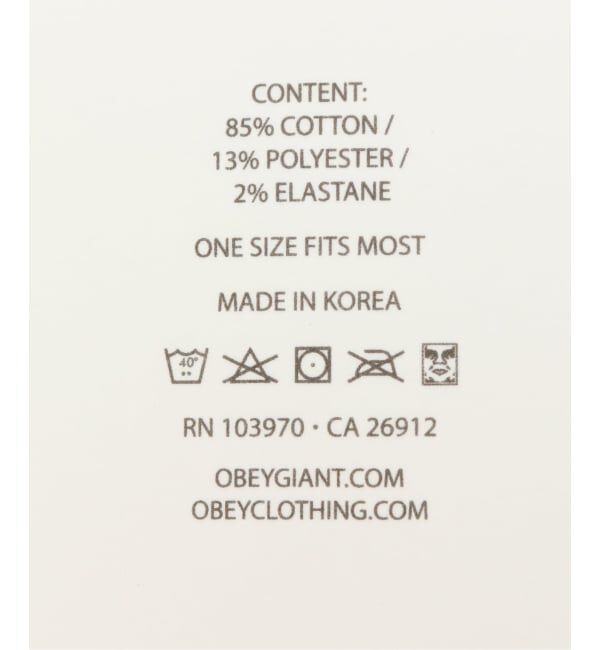 Oriens JOURNAL STANDARD「【OBEY / オベイ】 EYES ICON SOCKS」|ソックス|