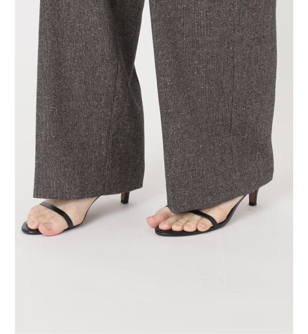 Spick and Span「《セットアップ可》ネップツイードタックイージーパンツ」|スラックス|