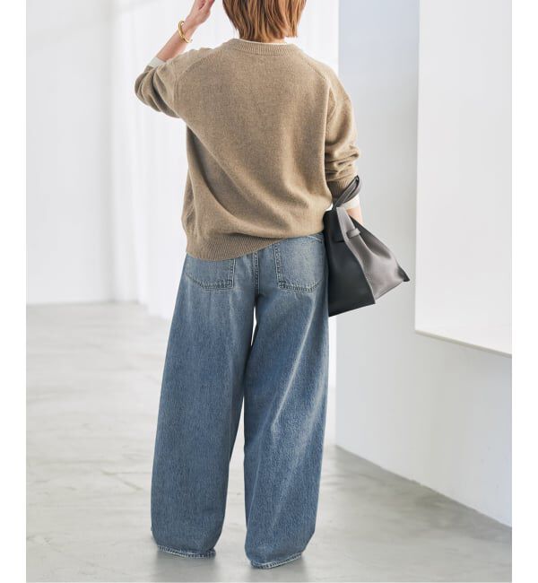 Spick and Span「《予約》レイヤード風Vネックプルオーバー」|ニット・セーター|
