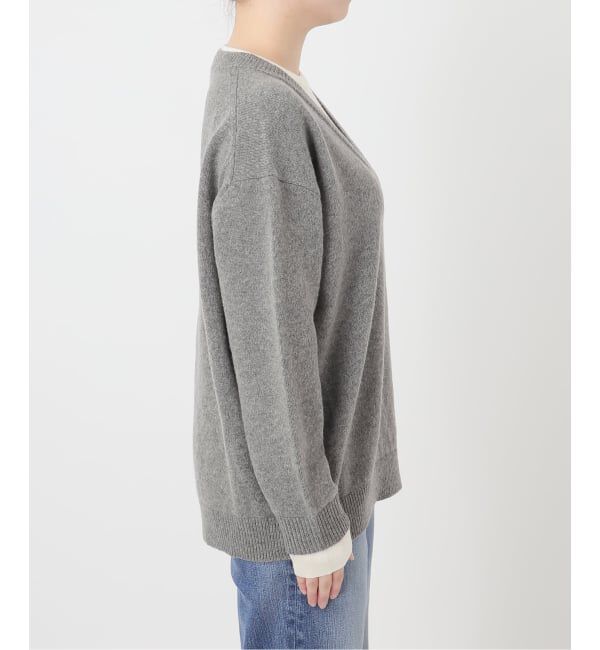 Spick and Span「《予約》レイヤード風Vネックプルオーバー」|ニット・セーター|
