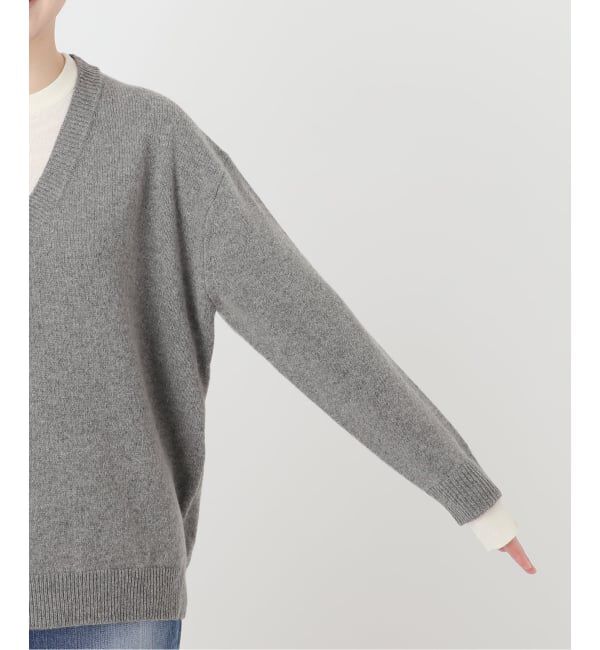Spick and Span「《予約》レイヤード風Vネックプルオーバー」|ニット・セーター|