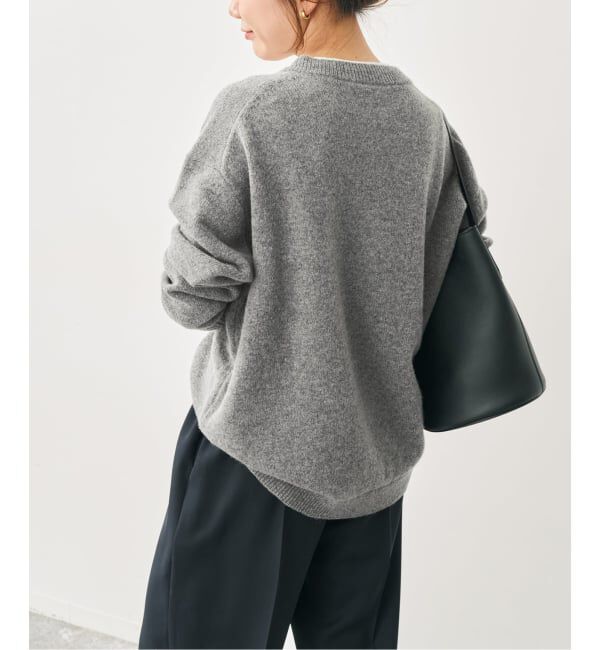 Spick and Span「《予約》レイヤード風Vネックプルオーバー」|ニット・セーター|