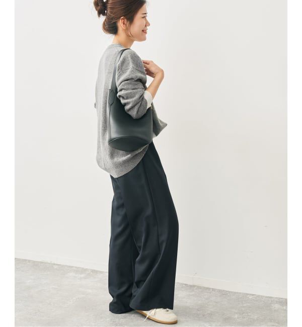 Spick and Span「《予約》レイヤード風Vネックプルオーバー」|ニット・セーター|