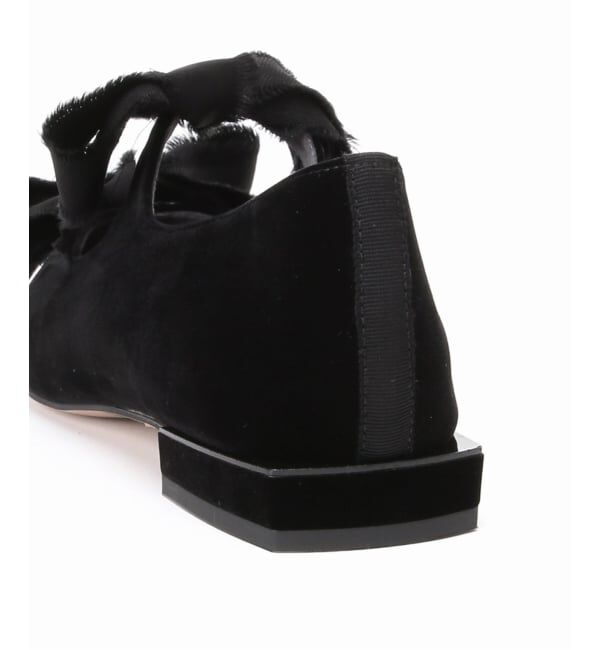 GRISE「《予約/WEB+一部店舗限定》GRISEポインテッドサテンリボンフラット」|その他|