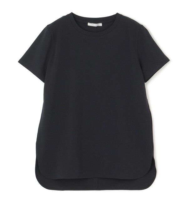 BEIGE,「【定番・新色追加】BROIS / コットンストレッチシャツテールTシャツ」|Tシャツ・カットソー|