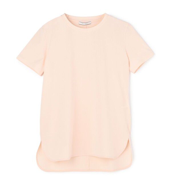 BEIGE,「【定番・新色追加】BROIS / コットンストレッチシャツテールTシャツ」|Tシャツ・カットソー|