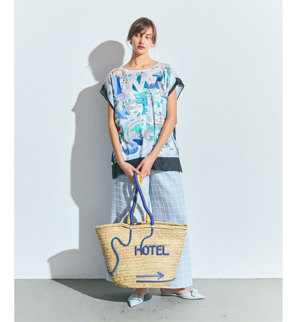  「KILOMETRE PARIS GPS BIG」|かごバッグ|