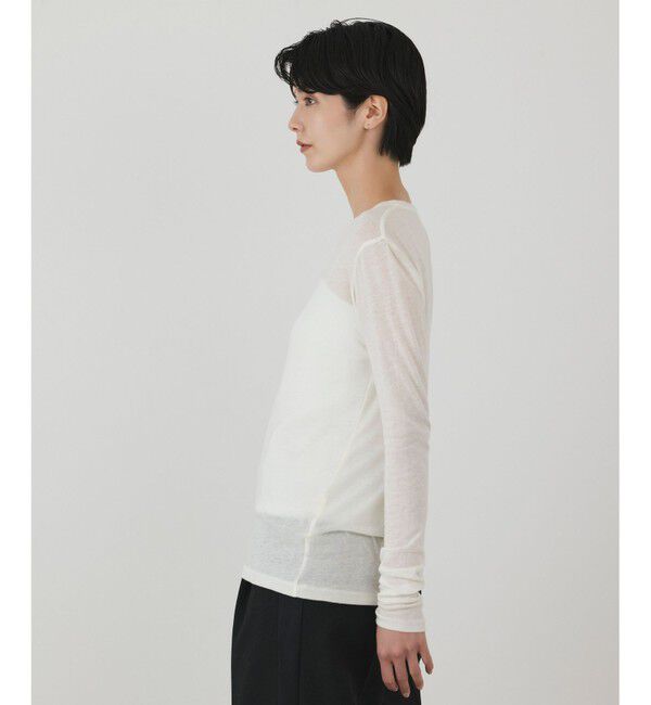 GRACE CONTINENTAL「シルクベアカットトップ」|Tシャツ・カットソー|