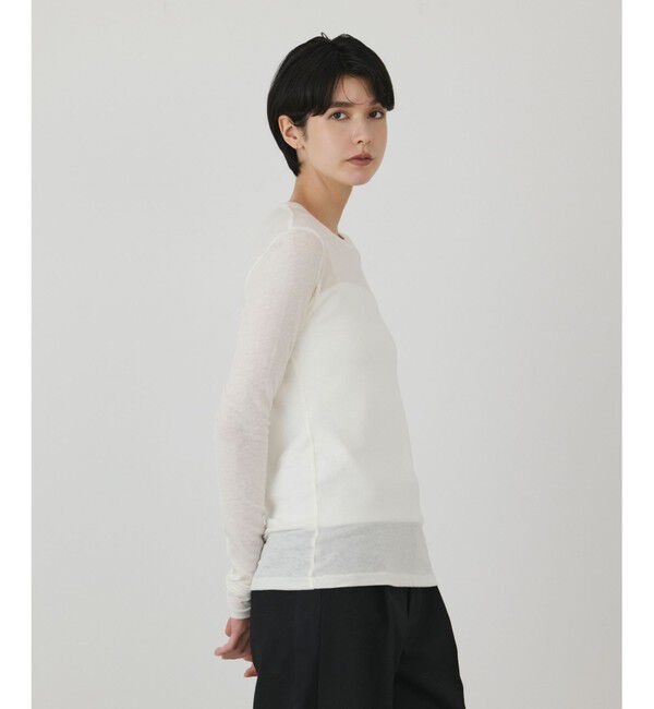 GRACE CONTINENTAL「シルクベアカットトップ」|Tシャツ・カットソー|