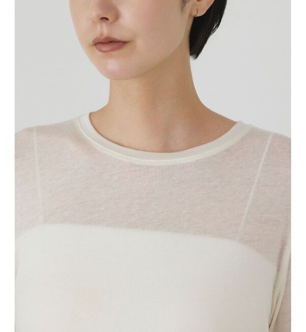 GRACE CONTINENTAL「シルクベアカットトップ」|Tシャツ・カットソー|