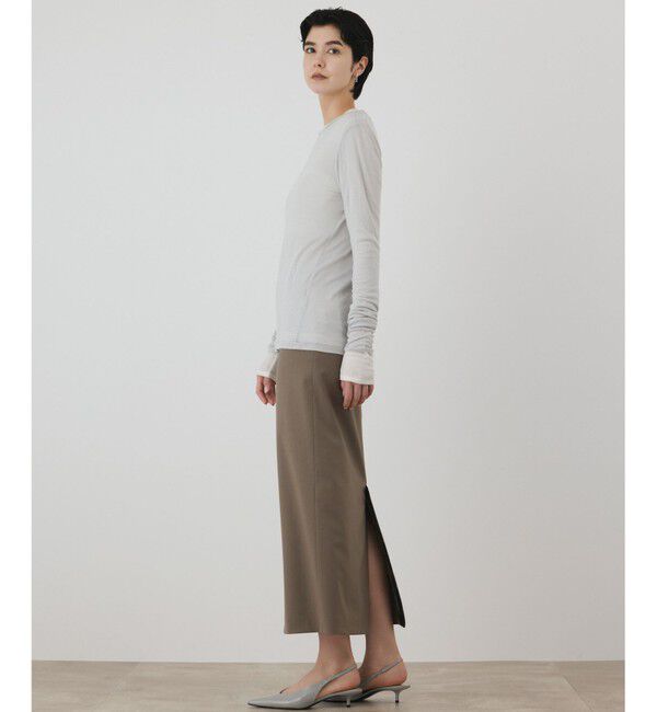 GRACE CONTINENTAL「シルクベアカットトップ」|Tシャツ・カットソー|