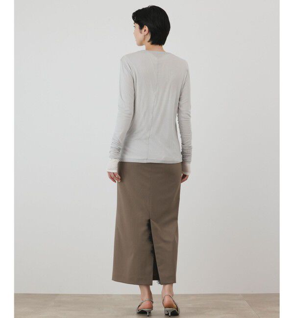 GRACE CONTINENTAL「シルクベアカットトップ」|Tシャツ・カットソー|