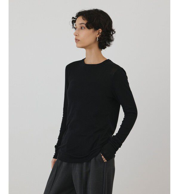 GRACE CONTINENTAL「シルクベアカットトップ」|Tシャツ・カットソー|