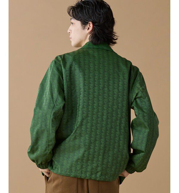 LACOSTE「撥水 リバーシブルコーチジャケット 無地&times;総柄」|ブルゾン・スタジャン|