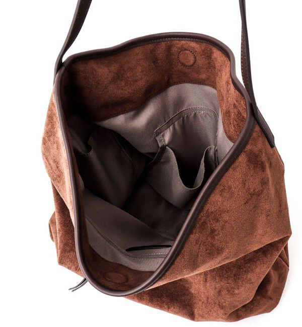 NOLLEY'S goodman「【Un coeur/アンクール】K906019 SUEDE DRAPE ONE SHOULDER」|ショルダー・メッセンジャー|