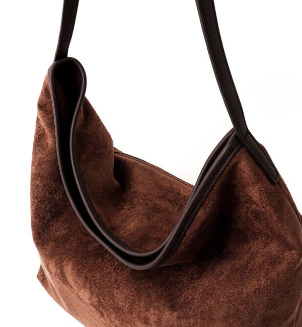 NOLLEY'S goodman「【Un coeur/アンクール】K906019 SUEDE DRAPE ONE SHOULDER」|ショルダー・メッセンジャー|