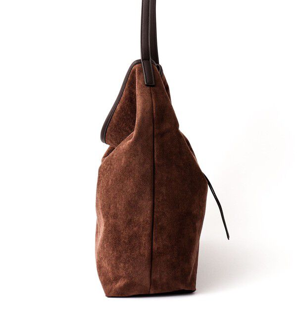 NOLLEY'S goodman「【Un coeur/アンクール】K906019 SUEDE DRAPE ONE SHOULDER」|ショルダー・メッセンジャー|