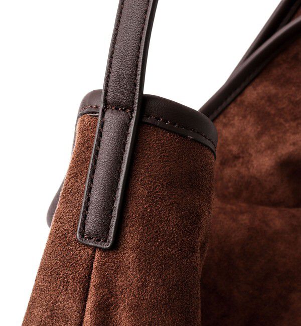 NOLLEY'S goodman「【Un coeur/アンクール】K906019 SUEDE DRAPE ONE SHOULDER」|ショルダー・メッセンジャー|