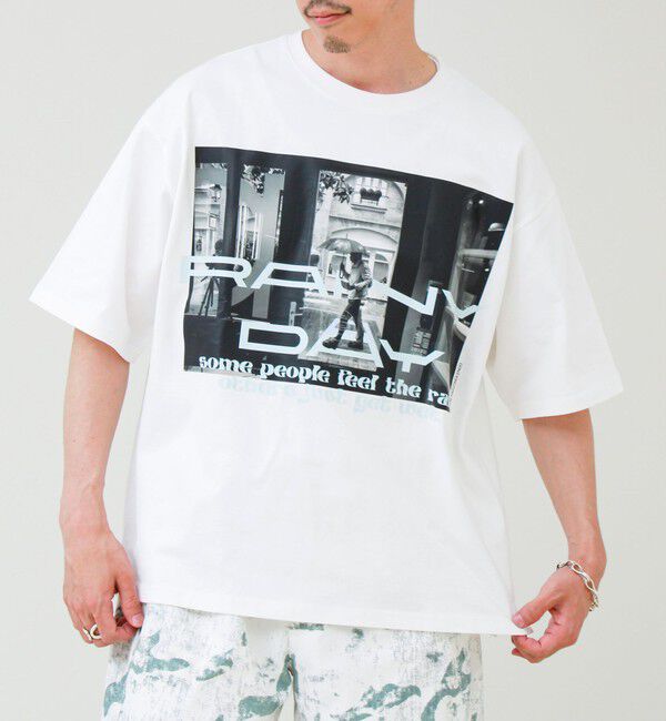 GLOSTER「【1枚でキマる主役TEE】フォト&times;メッセージプリントTEE」|Tシャツ・カットソー|