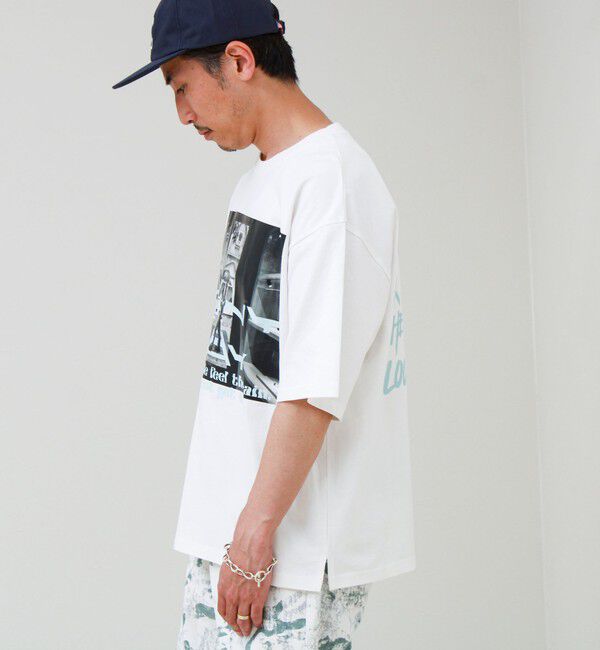 GLOSTER「【1枚でキマる主役TEE】フォト&times;メッセージプリントTEE」|Tシャツ・カットソー|