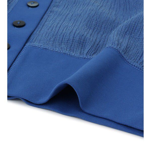 ADAM ET ROPE'「【WEB限定】メニーボタンリップルシアーカーディガン」|カーディガン|