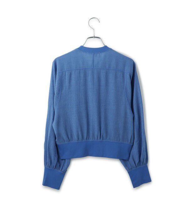 ADAM ET ROPE'「【WEB限定】メニーボタンリップルシアーカーディガン」|カーディガン|
