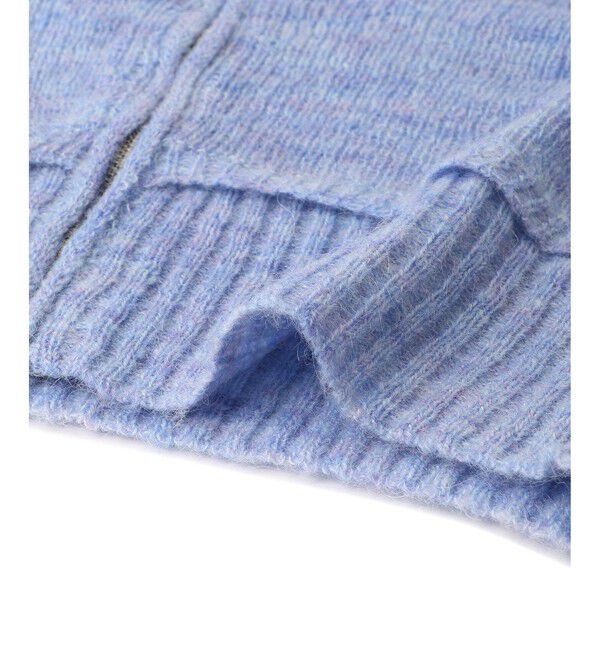 ADAM ET ROPE'「【WEB限定】モヘヤジップカーディガン」|カーディガン|