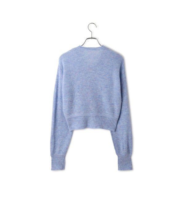 ADAM ET ROPE'「【WEB限定】モヘヤジップカーディガン」|カーディガン|