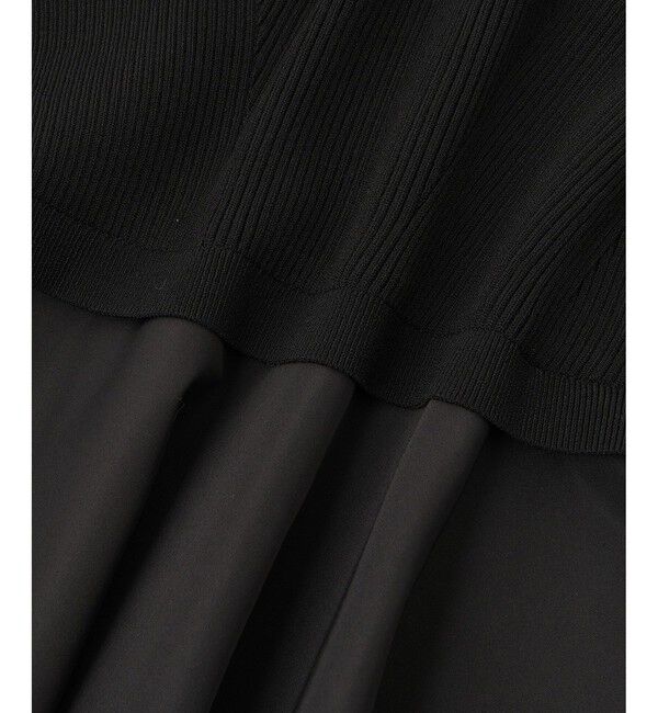 ADAM ET ROPE'「【定番】・【サステナブル】ペプラムコンビニットプルオーバー/オケージョン対応」|Tシャツ・カットソー|