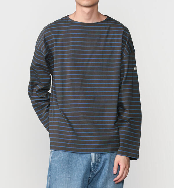 ORCIVAL「ORCIVAL | コットン クルーネック ロングスリーブ カットソー MEN」|Tシャツ・カットソー|BLACK系2