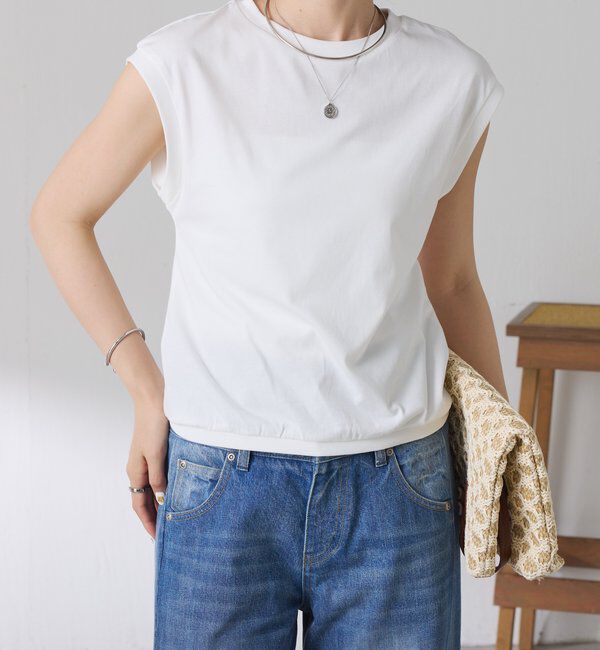  「【接触冷感】Q.anosクールタッチTシャツ」|Tシャツ・カットソー|