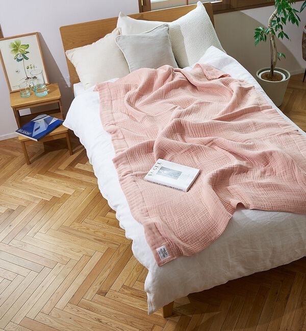 collex「【神藤タオル】SHINTO INNER PILE BLANKET　3枚つなぎ　1」|タオル|ピンクベージュ