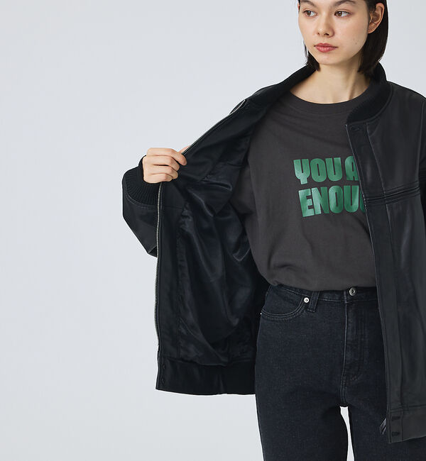 ABAHOUSE「【TOWNCRAFT/タウンクラフト】Leather Derby Jacket」|ブルゾン・スタジャン|